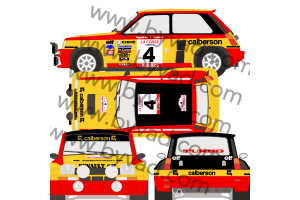 Kit déco R5 Turbo Calberson Tour de Corse 1980