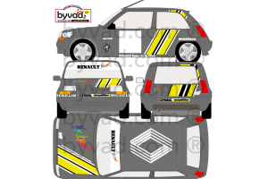 Kit déco R5 GT Rallye Christian GAZAUD