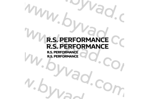 Sticker Renault RS Performance