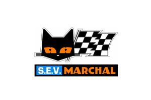 2 Autocollants SEV Marchal Orange