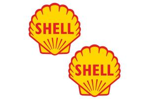 2 stickers SHELL VINTAGE
