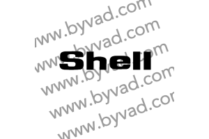 1 autocollant Shell capot 205/309 80 cm
