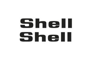 2 Stickers Shell 30 cm