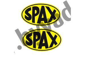 2 stickers SPAX avec fond