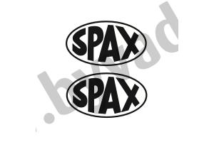 2 stickers SPAX sans fond