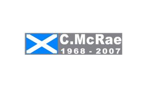 Kit 2 stickers Colin Mc Rae