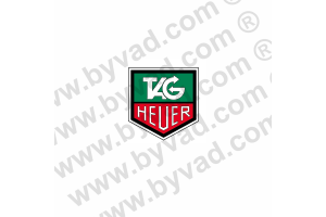 Autocollant rallye TAG HEUER 12 cm