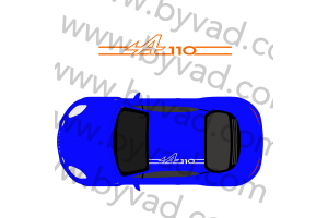 Sticker de toit Alpine A110