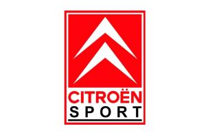 Sticker de toit Citroen Sport sur fond