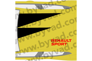 Sticker de Toit style RS18 RENAULT SPORT