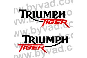 2 Stickers Moto Triumph TIGER