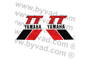 Deux autocollants Yamaha TT 600 36A