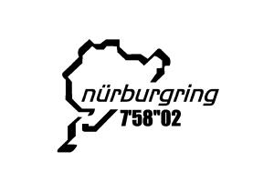 2 Stickers Nurburgring à personnaliser