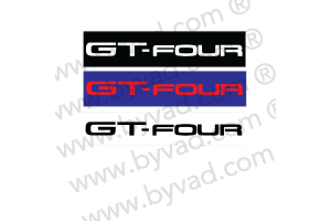 Cache plaque immatriculation TOYOTA GT FOUR