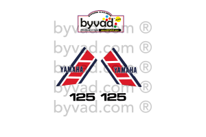 Kit complet stickers YAMAHA 125 YZ H 1981