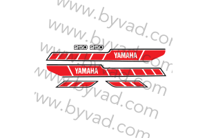 Kit complet stickers YAMAHA 250 RDX 1978