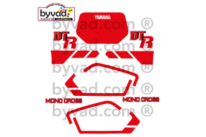 Kit autocollants complet YAMAHA 50 DTR 1989