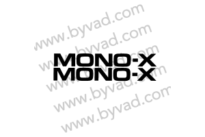 Deux autocollants Moto MONO-X pour Yamaha YZ