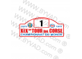 Plaque de rallye Tour de Corse 1975