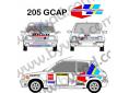 Kit déco Rallye 205 Groupe A