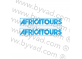 Sticker moto AFRICATOURS pour déco DAKAR