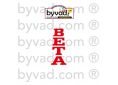 Sticker BETA MX Rouge