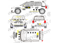 Kit déco Clio RS2 Team Blanche