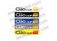 Cache plaque immatriculation clio CUP