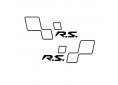 Autocollant voiture RS