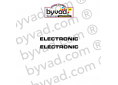Autocollant Peugeot ELECTRONIC