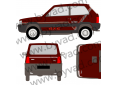 Kit complet Fiat Panda 4x4 Val D'isère Bordeaux