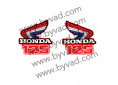 Sticker Honda CR125 de 1986 Ouie Radiateur Honda