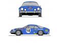 Kit déco Berlinette Alpine A110 Monte carlog