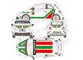 Kit déco Fiat 595 Abarth Alitalia