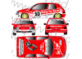 Kit déco rallye Clio Philips Corse 1991