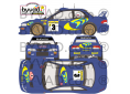 Déco rallye Subaru impreza wrc 22B 1998