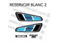 kit autocollant Yamaha 125 DTF 1976 blanc 2