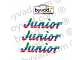 Trois autocollants 205 Junior