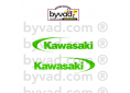 Autocollants LOGO MOTO KAWASAKI par BYVAD