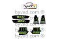 Kit autocollants Moto MBK 51 CLUB SALSA