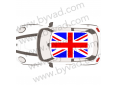 Autocollant Mini Union Jack