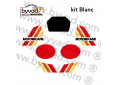 Kit autocollants Moto Motobécane 50 EW Blanche
