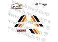 Kit stickers Motobécane M50 EV 3 Rouge