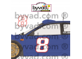 NUMERO DE COURSE type NASCAR 1 Chiffre
