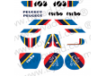 Kit autocollants Peugeot 103 SP Turbo