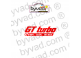 Sticker R5 Gt Turbo 40 ans