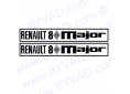 Stickers Renault 8 Major