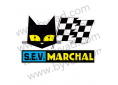 2 Autocollants SEV Marchal bleu