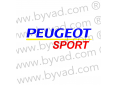 Autocollant de toit Peugeot SPort