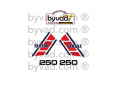 Kit complet stickers YAMAHA 250 YZ H 1981